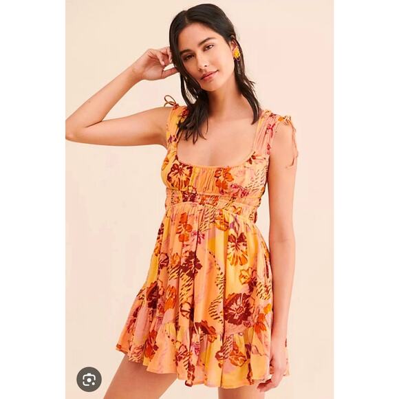 Free People Vernon Mini Dress - Picture 1 of 5